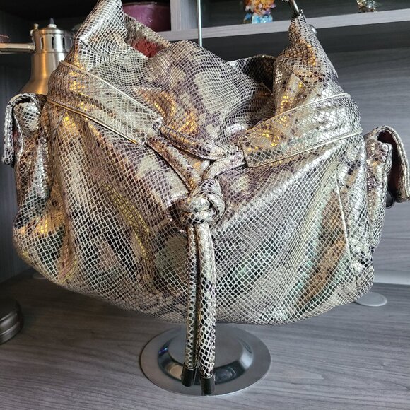 Coach Metallic Python Finish Style # 14770 | Color: Gold/Silver - Picture 3 of 10